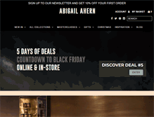 Tablet Screenshot of abigailahern.com